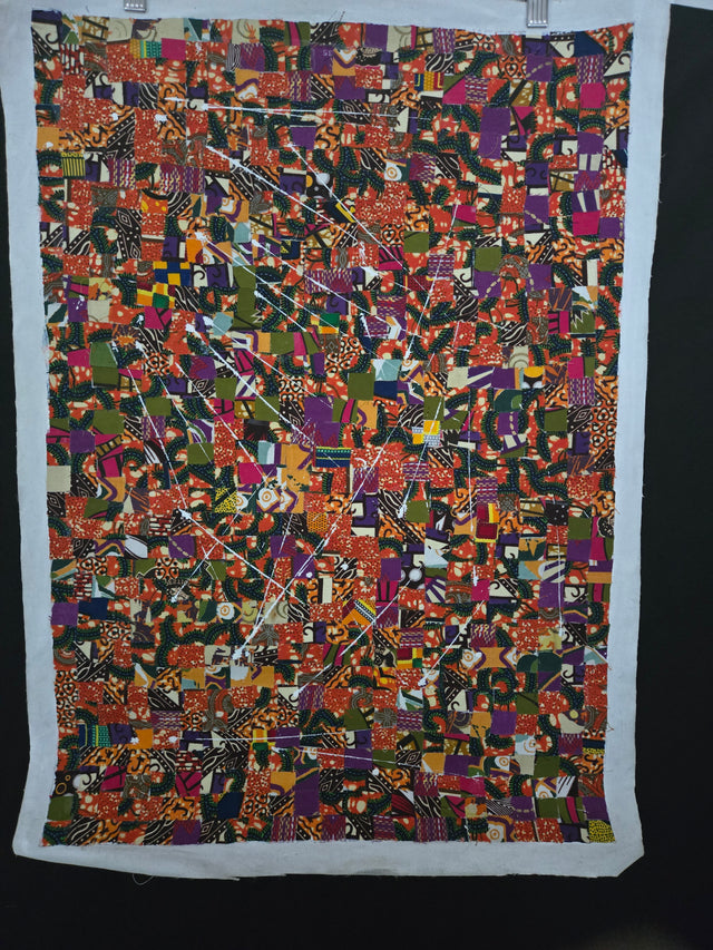 African Fabric collage