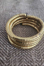 Brass Bead Wraparound Bracelet - Adelani Treasures