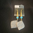 Kenyan Bone & Brass Earrings - Adelani Treasures