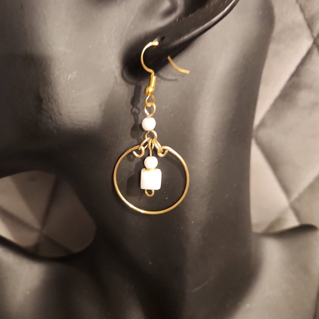 Kenyan Brass Earrings - Adelani Treasures