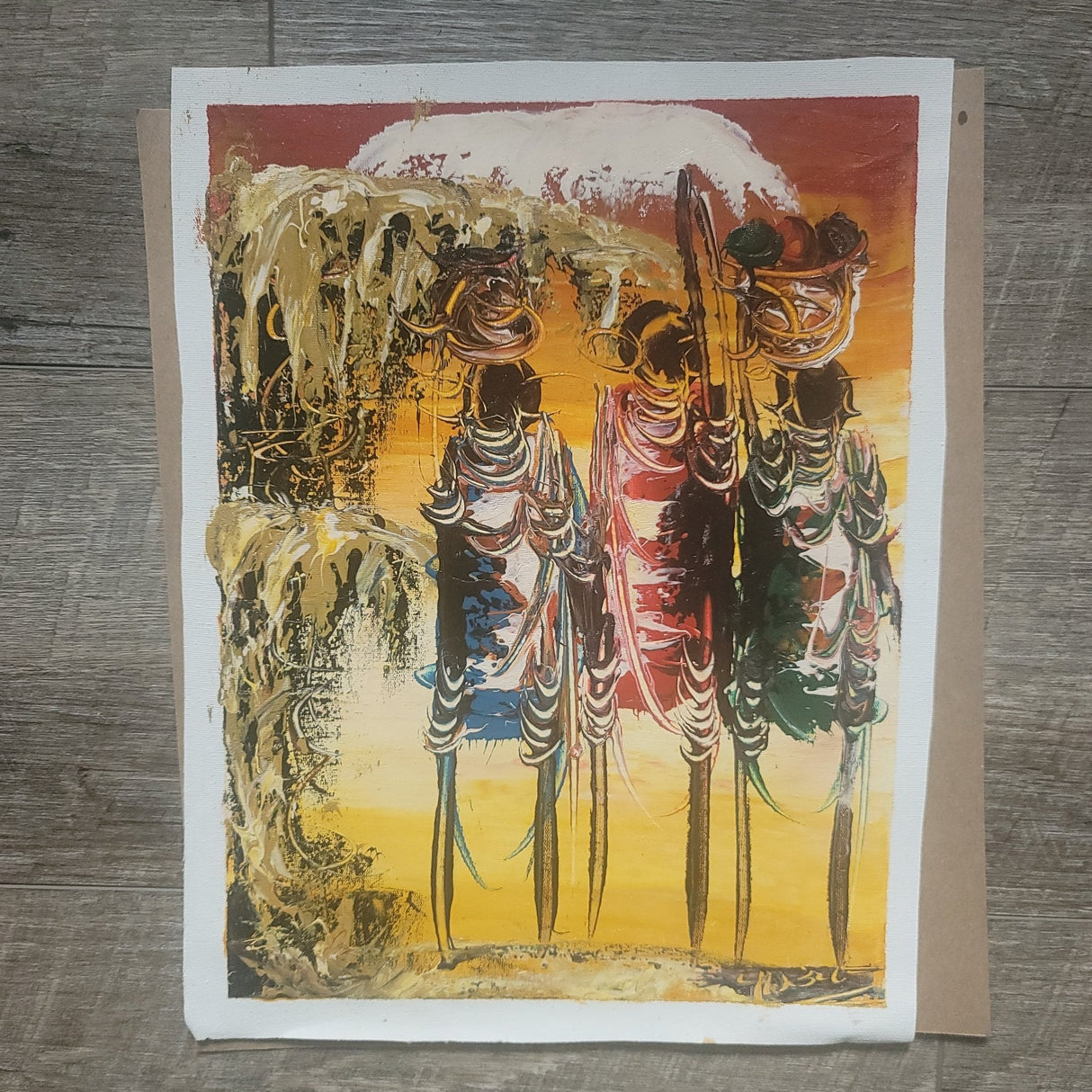 Kenyan Painting Wall Art - Adelani Treasures