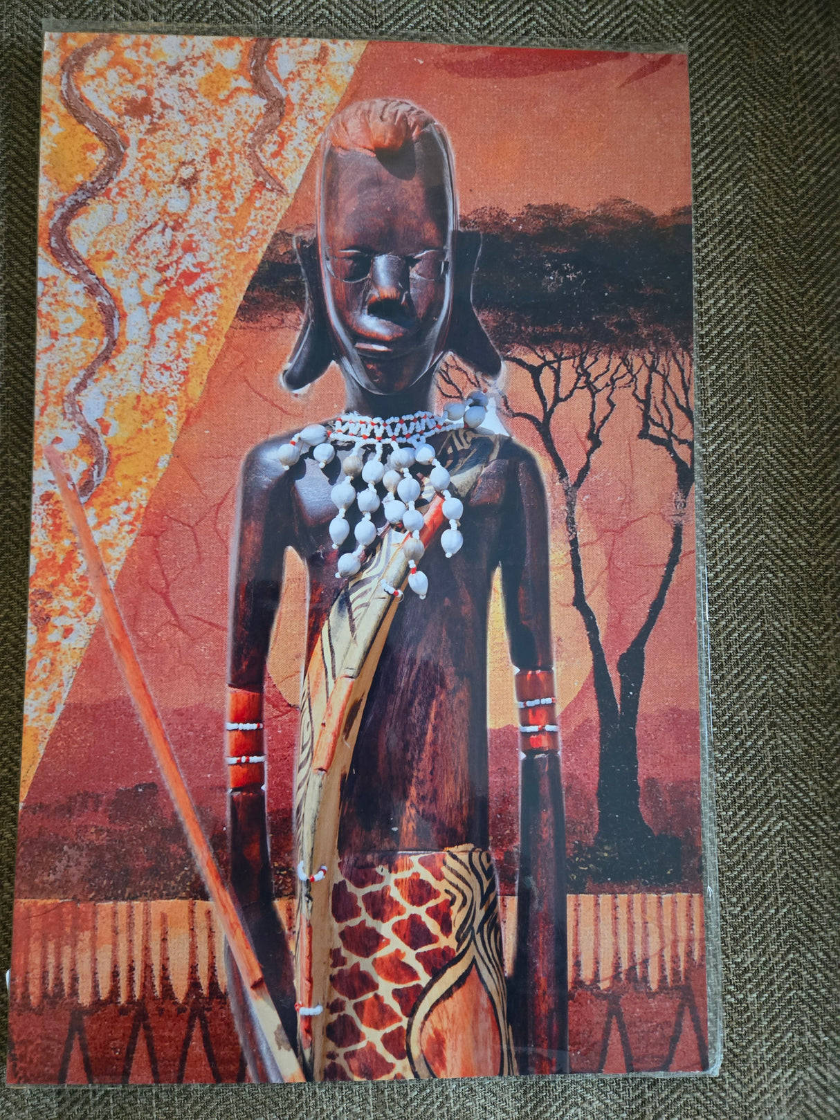 African Carving  Art Print