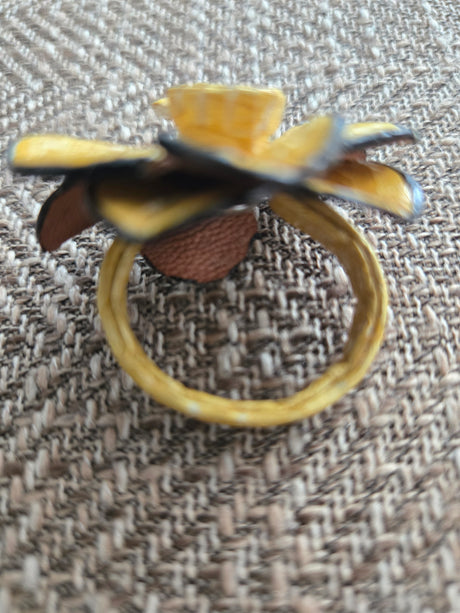 Adjustable Leather Ring