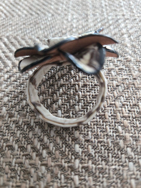 Adjustable Leather Ring