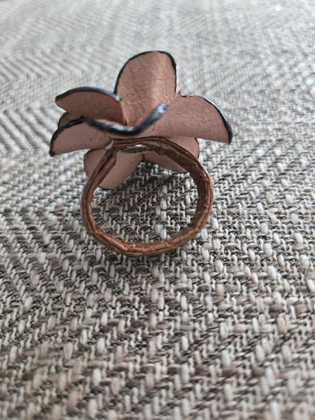 Adjustable Leather Ring